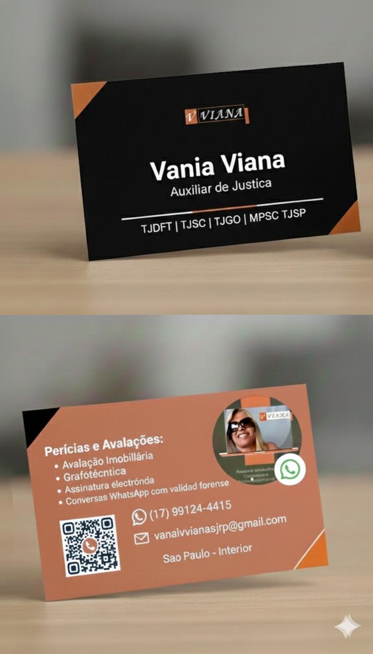 Cartão de Visita - Vânia Viana